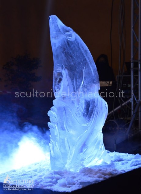 Sculture di ghiaccio per spettacoli di piazza